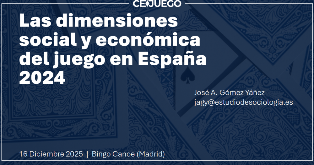 CEJUEGO presenta el Anuario del Juego 2025: 31 millones de residentes jugaron en 2024 y el juego real alcanzó 11.888 millones de euros
(ANUARIO en PDF)