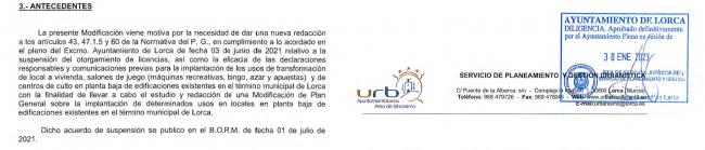 El TSJ de Murcia tumba las restricciones de Lorca a los salones de juego por falta de justificación