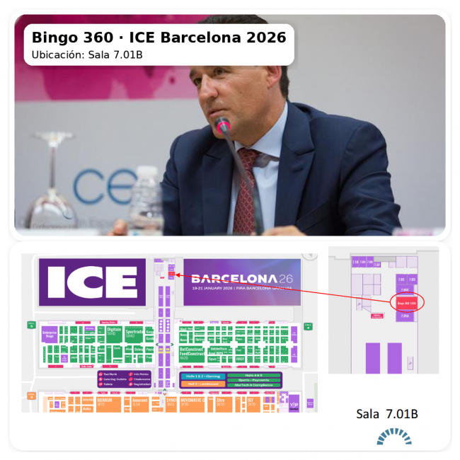 Fernando Henar lidera 'Bingo 360' de la CEJ en ICE Barcelona 2026