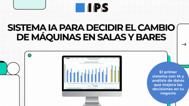 IPS presentará en un webinar sus avances en IA para optimizar el cambio de máquinas en bares y salones