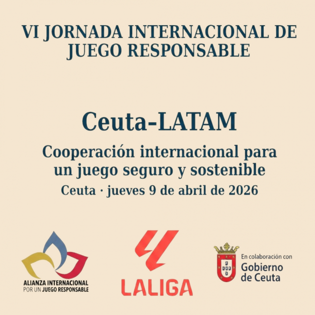 LALIGA confirma su colaboración con la Jornada Ceuta-LATAM de Juego Responsable del 9 de abril