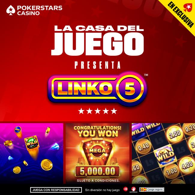 La Casa del Juego presenta Linko 5, el nuevo estreno exclusivo de PokerStars Casino con Games Global