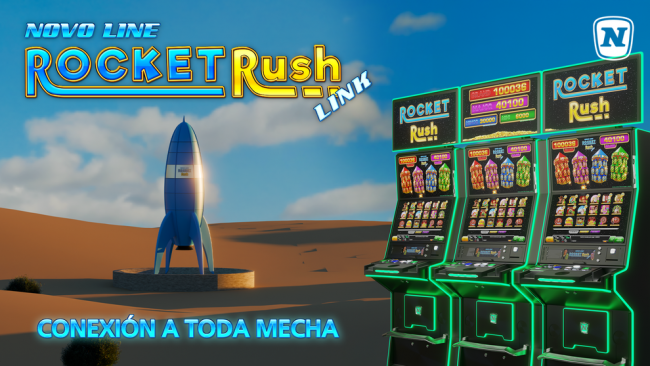 NOVOMATIC Spain lanza NOVO LINE Rocket Rush Link para salones de juego