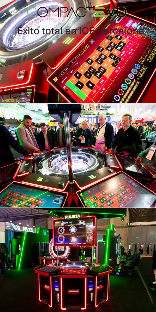 MGA Industrial triunfa en ICE Barcelona con la Ruleta Compact Evo y Forticash