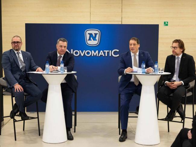 Rueda de Prensa de Novomatic en ICE Barcelona 2026