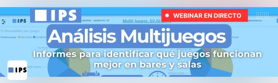 Webinar 25 de febrero: Claves para optimizar máquinas en salones y bares con IPS
