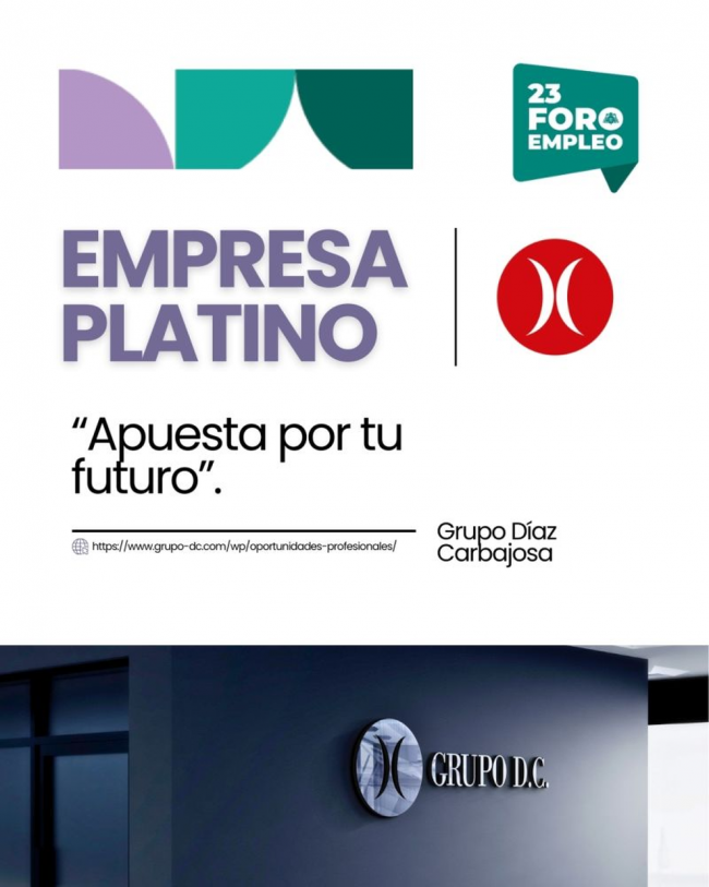 Díaz Carbajosa busca talento en el 23 Foro de Empleo de la Universidad de Oviedo