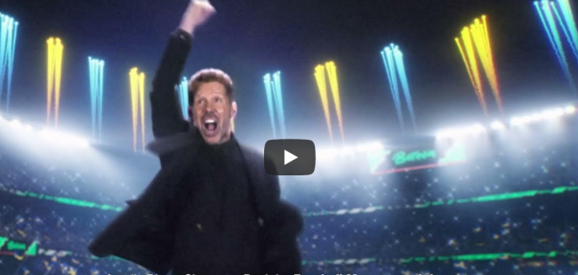 Diego Simeone protagoniza la nueva campaña de Betinia estilo 'Football Manager'