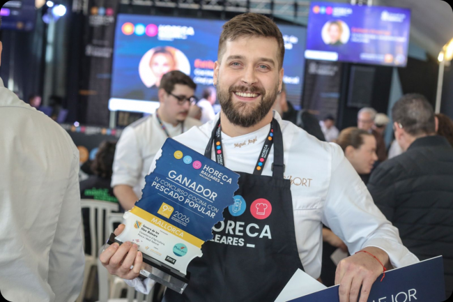 El chef del Casino Mallorca gana el concurso de Horeca Baleares 2026