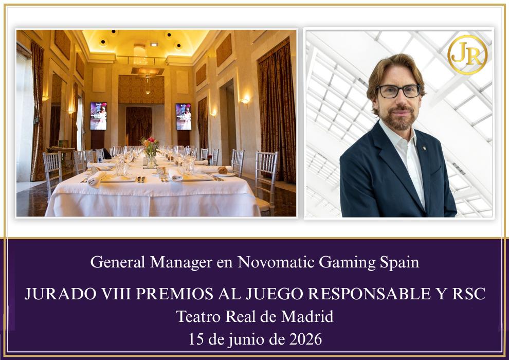 Bernhard Teuchmann (Novomatic) se une al Jurado de los VIII Premios RSC