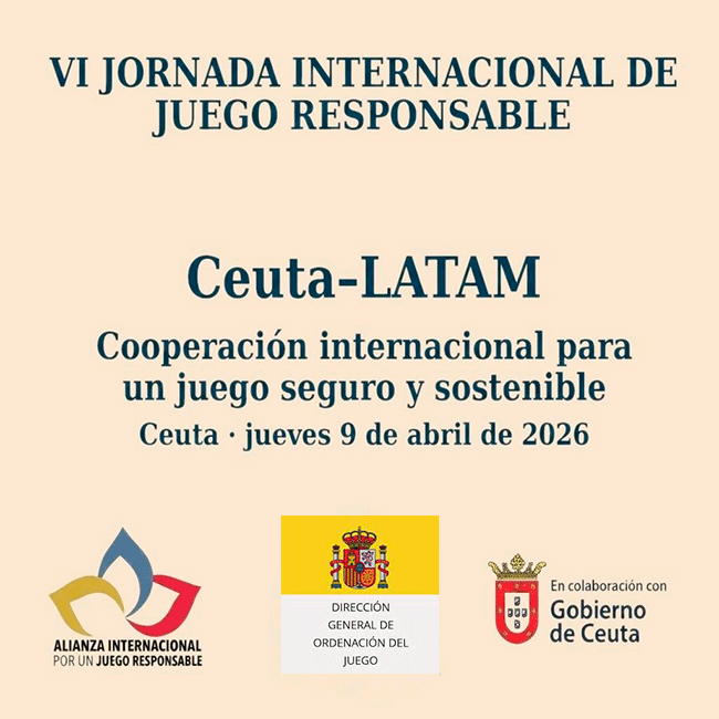 La DGOJ confirma su presencia en la Jornada de Juego Responsable Ceuta-Latam