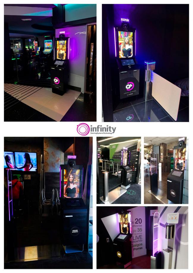 La imagen lo confirma: así se instalan los VIRTUAL RECEPTION de INFINITY GAMING en salones