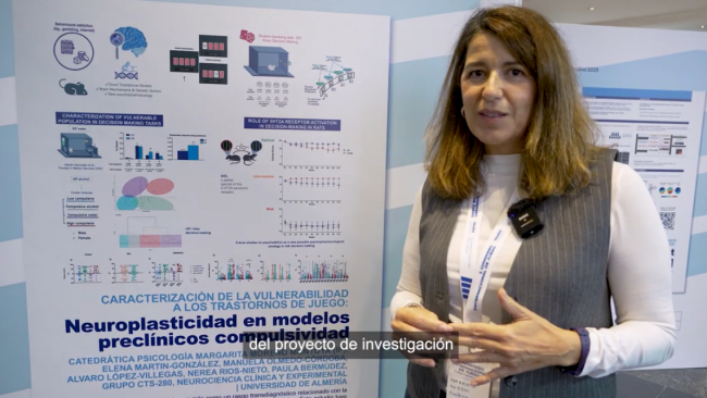 Margarita Moreno presenta estudio sobre modelos preclínicos en el Congreso de la DGOJ