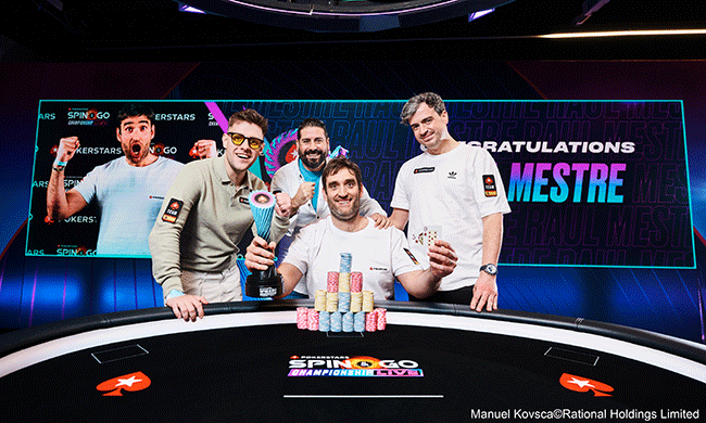 Raúl Mestre conquista París en su debut como embajador de PokerStars: Éxito español en el Spin & Go Championship