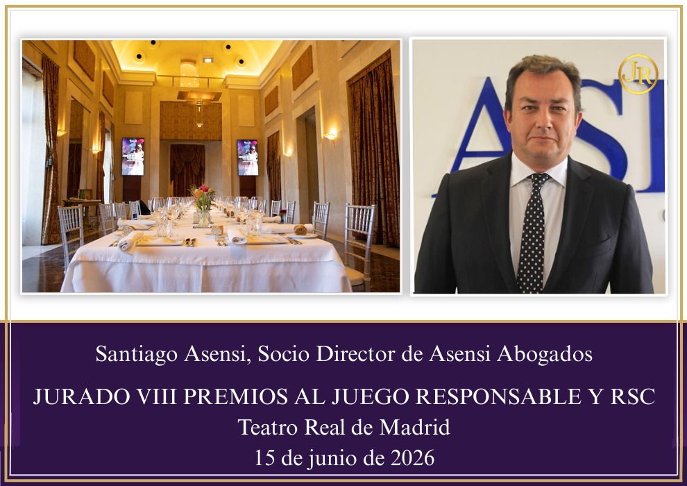 Santiago Asensi se une al Jurado de los Premios al Juego Responsable y RSC