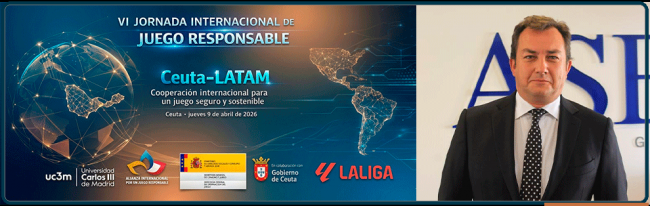 Santiago Asensi, clave en la VI Jornada de Juego Responsable Ceuta-LATAM