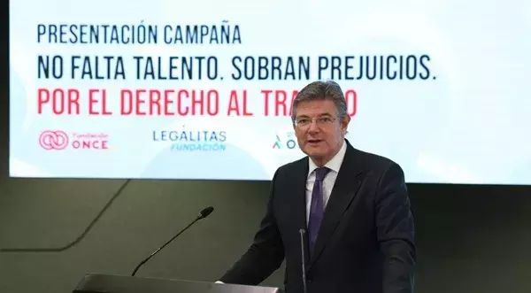 Rafael Catalá y Fundación ONCE presentan la campaña de inclusión laboral 