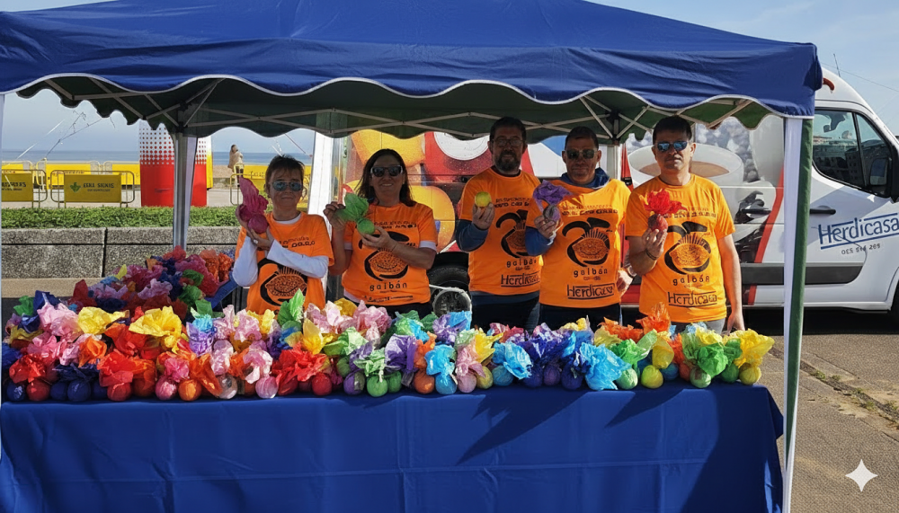 Grupo Díaz Carbajosa reafirma su valor social en la histórica marea naranja de la Asociación Galbán