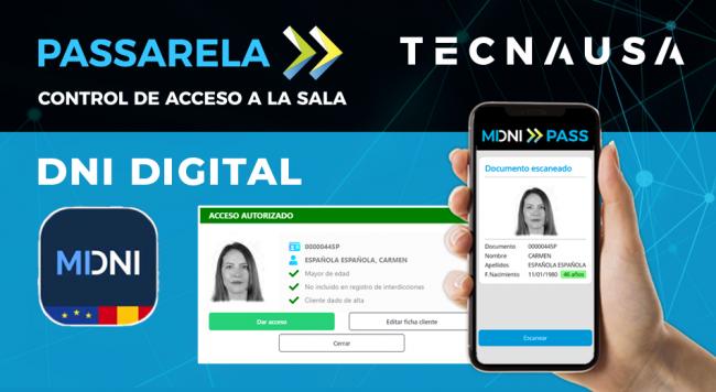 Passarela ya se adapta al nuevo DNI Digital con MiDNI