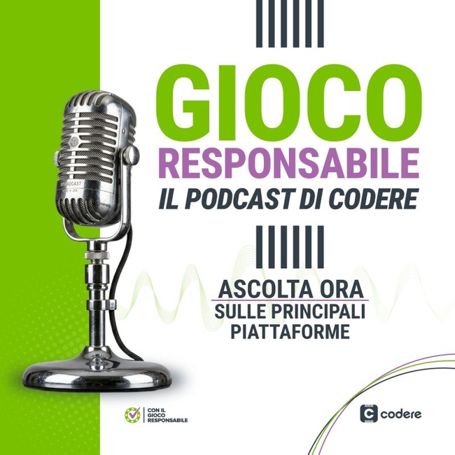 Codere Italia lanza un podcast pionero sobre Juego Responsable en Italia