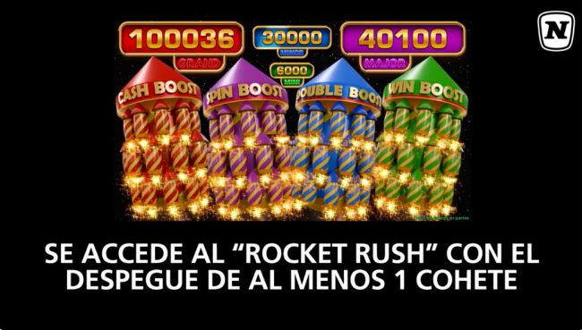 Cómo funciona el Juego Común de NOVO LINE Rocket Rush Link