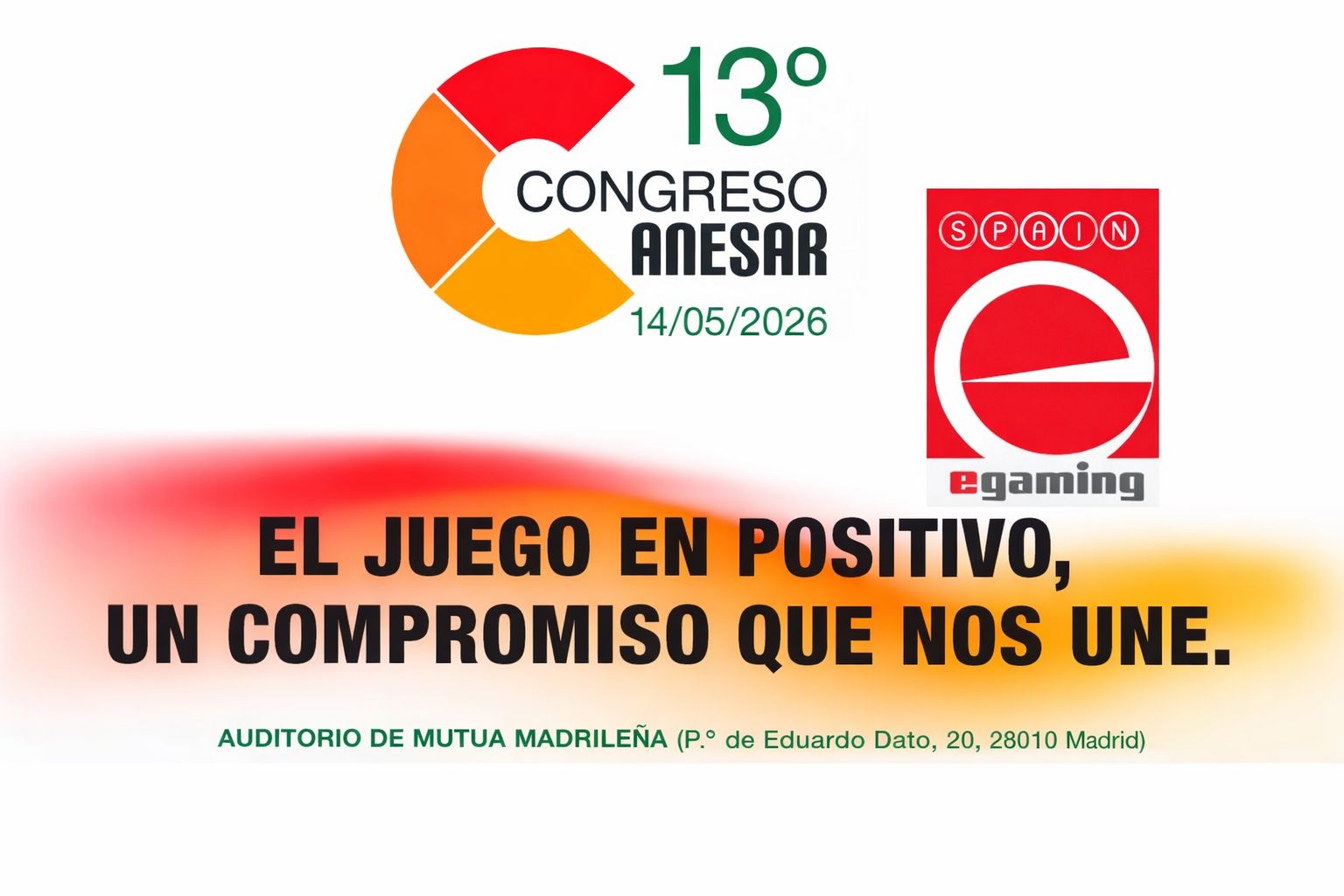 E-Gaming Spain se suma al 13º Congreso ANESAR 2026 como patrocinadorE-Gaming Spain participará como patrocinador en el 13º Congreso ANESAR 2026, una cita clave para defender un modelo de juego responsable, sostenible y en positivo.