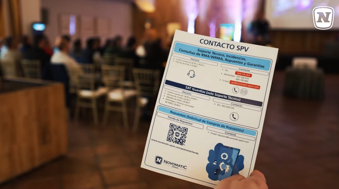 Novomatic Spain triunfa en Madrid con la jornada 