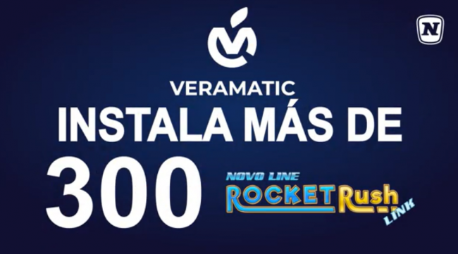 Veramatic instala más de 300 Rocket Rush Link en los salones Joker de Andalucía