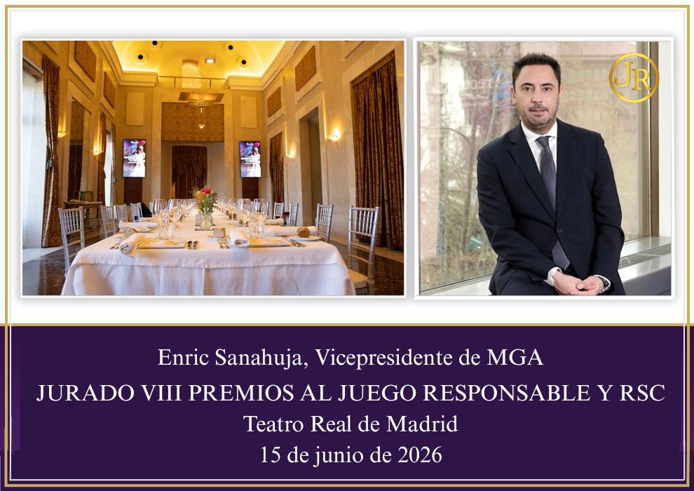Enric Sanahuja (MGA) en el Jurado de los Premios Juego Responsable
