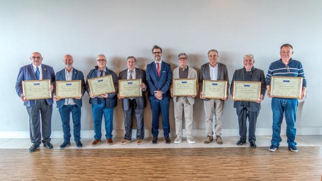 SAREIBA rinde homenaje en Palma a empresarios históricos de los salones de juego de Baleares