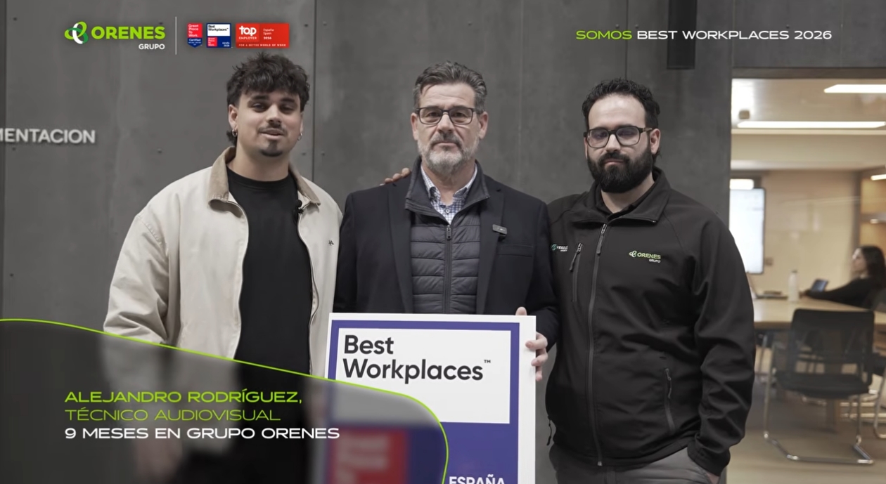 Grupo Orenes celebra su Best Workplaces 2026 con un vídeo de sus empleados