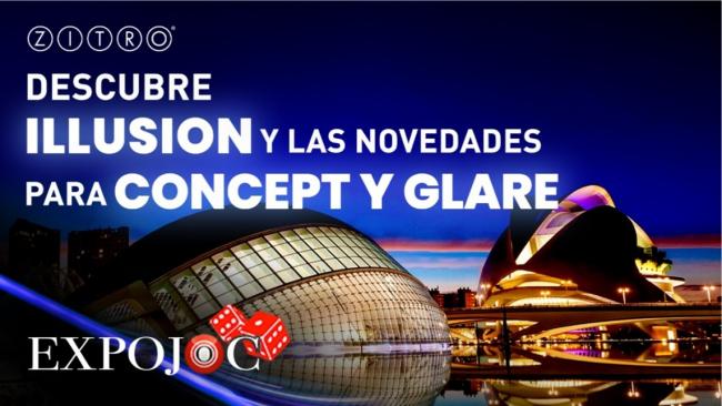 Zitro exhibirá ILLUSION, GLARE y CONCEPT en Expojoc 2026