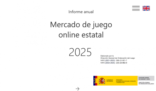 La DGOJ eleva el GGR del juego online en España a 1.700,55 millones en 2025