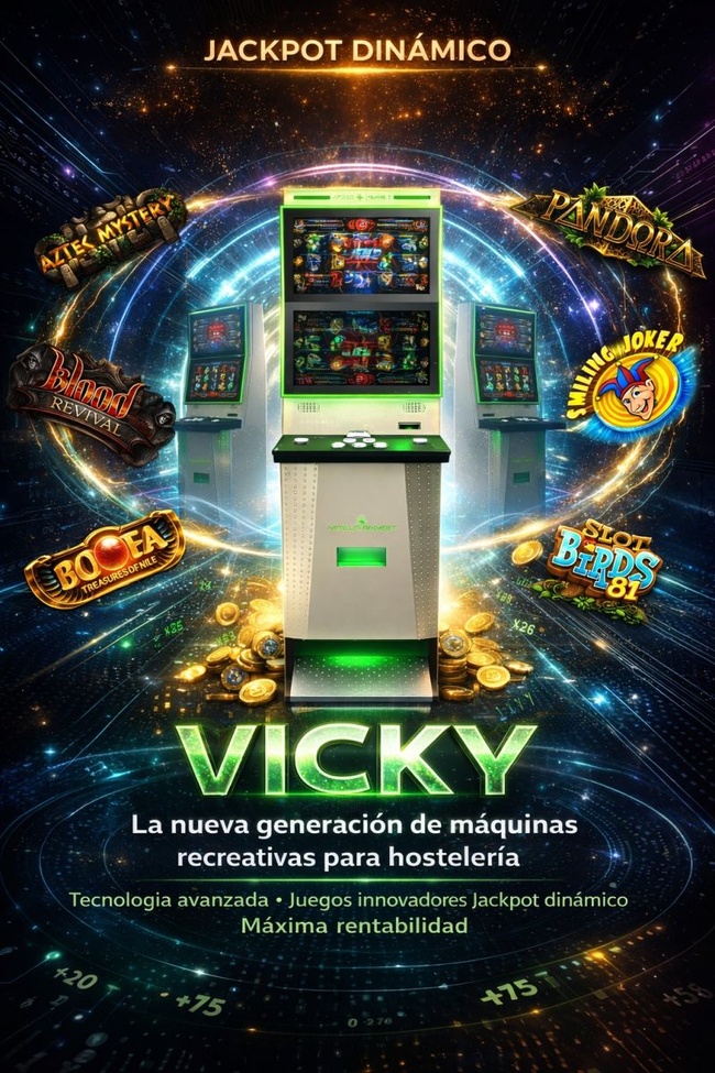Los salones de LOCOMATIC ya lucen el modelo VICKY de INFINITY GAMING