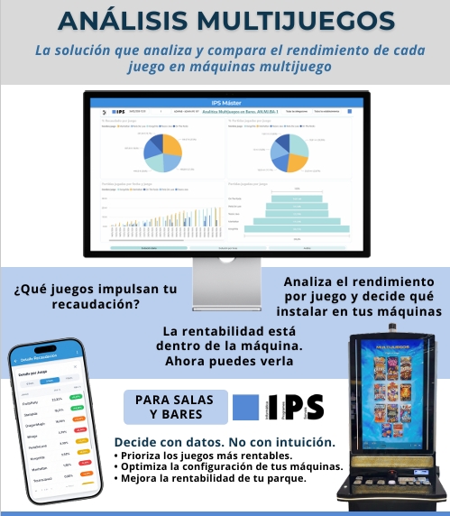 IPS presenta 'Análisis Multijuegos': La herramienta definitiva para optimizar la rentabilidad del parque