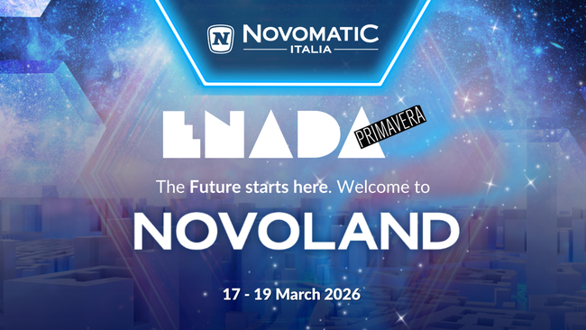 NOVOMATIC Italia llevará NOVOLAND a ENADA 2026 con VLT, AWP, online y pagos