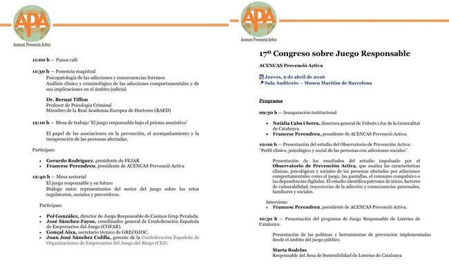 ACENCAS reúne en Barcelona a Natàlia Caba, Sánchez-Fayos, Pol González, Aixa y Colilla