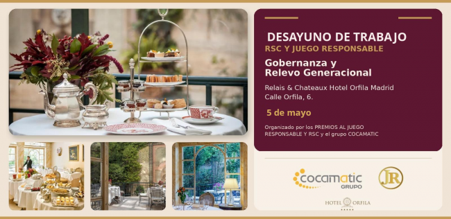Nuevo desayuno sobre RSC y Juego Responsable en el Hotel Orfila junto a Cocamatic