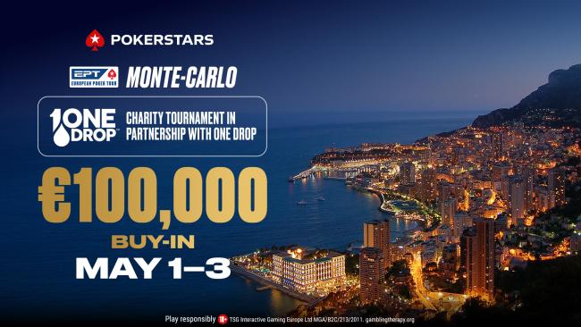 PokerStars une negocio e impacto social con One Drop en el EPT Monte Carlo