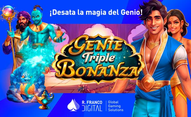 R. Franco Digital lanza Genie Triple Bonanza, una slot “mágica” con triple bonus y alta volatilidad