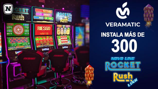 NOVO LINE Rocket Rush Link aterriza en Andalucía de la mano del Grupo Veramatic