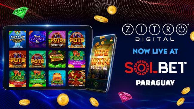 Zitro Digital partners with Solbet to expand in Paraguay