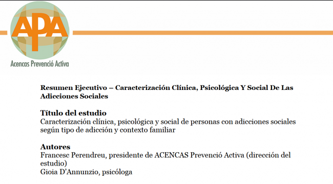 ACENCAS pone el foco en el origen emocional de las adicciones sociales y el papel clave de la familia en su prevención