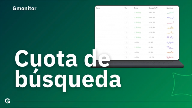 Gmonitor revoluciona el análisis del mercado y la cuota de búsqueda