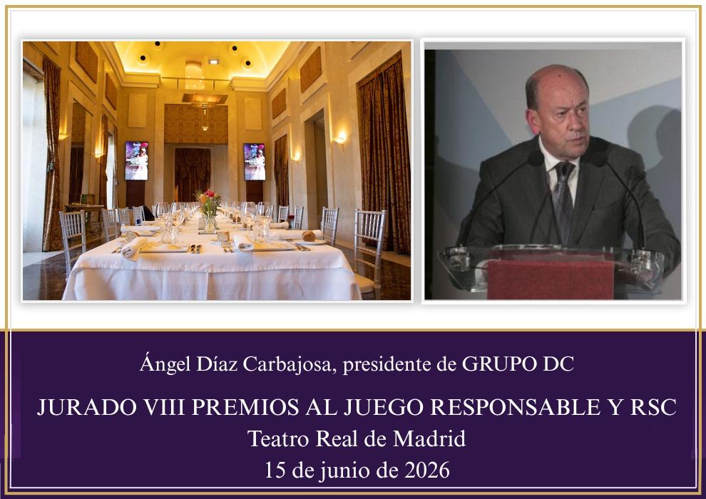 Ángel Díaz Carbajosa estará en el jurado de los VIII Premios al Juego Responsable y RSC