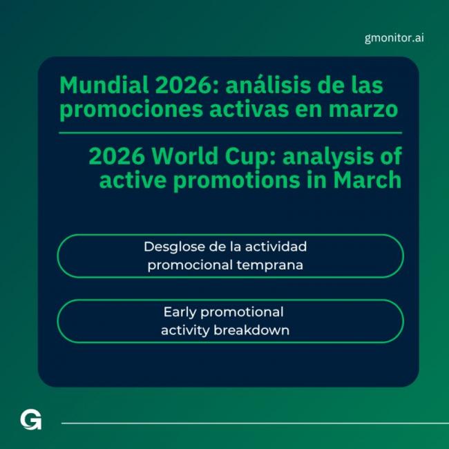 Gmonitor detecta cómo el Mundial 2026 ya impulsa la adquisición y retención en España