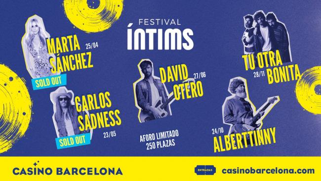 CASINO BARCELONA AGOTA LAS ENTRADAS DE MARTA SÁNCHEZ EN EL FESTIVAL ÍNTIMS: HASTA A NUESTRA REDACCIÓN LLEGARON PETICIONES PARA CONSEGUIR ENTRADAS