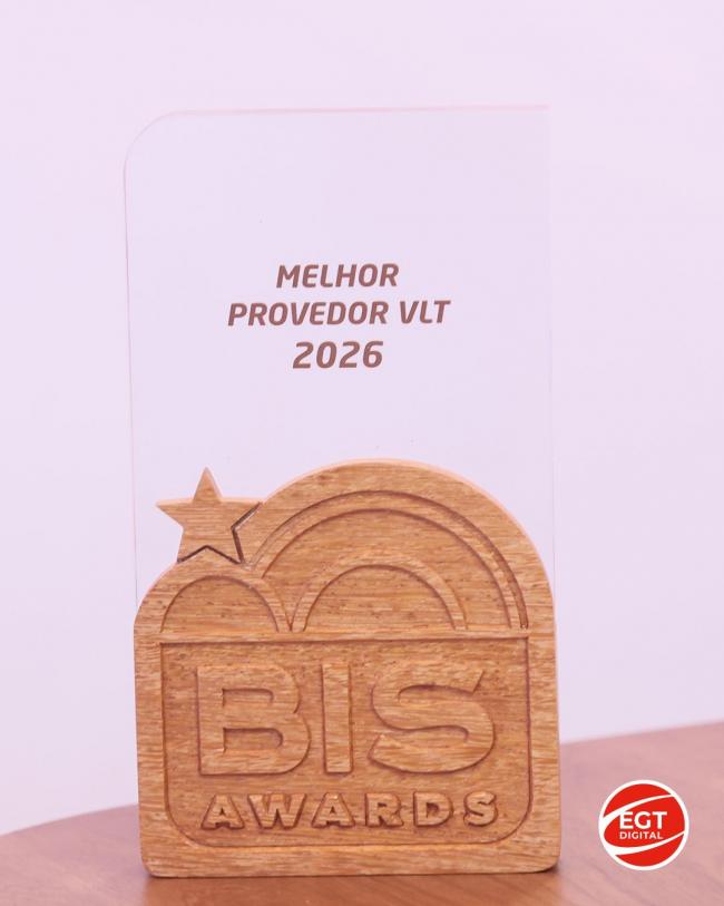 EGT Digital y Euro Games Technology, premiados como “Mejor Proveedor VLT 2026” en los BIS Awards (Brazilian Gaming Awards)