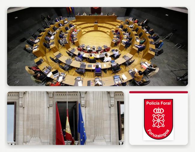 40 años de la Policía Foral de Navarra en Juego y Espectáculos: Jornada en el Parlamento