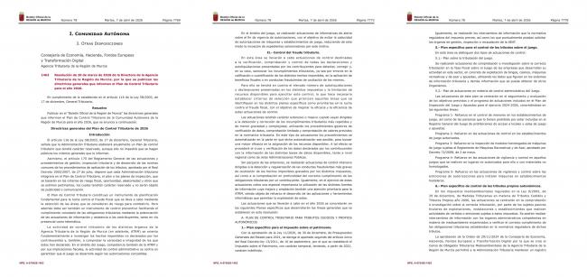 Murcia refuerza en 2026 el control del juego, las máquinas y las apuestas